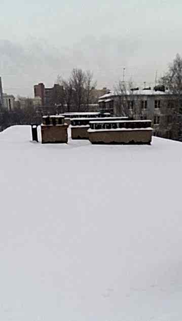 Очистка крыш от снега и наледи