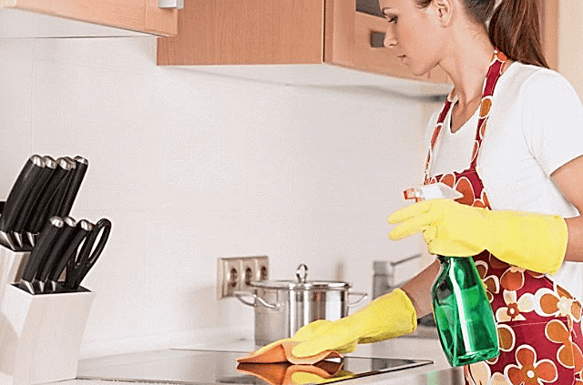 Уборка уксусом