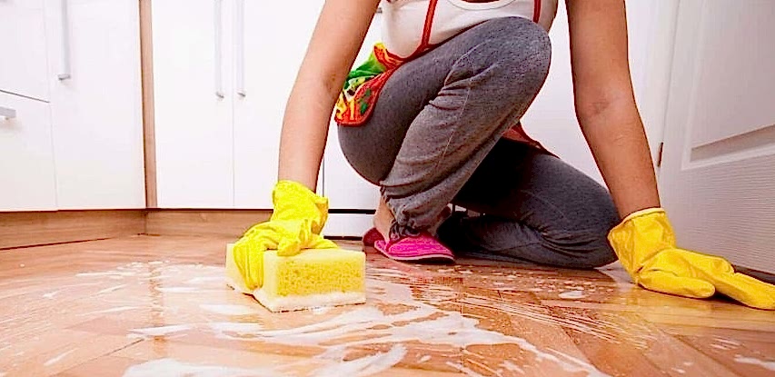 мокрая уборка квартиры