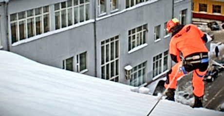 Очистка крыш от снега и наледи Очистка крыш от снега и наледи