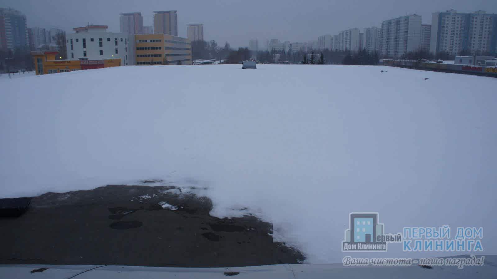 Очистка кровли и фасадов от снега и наледи